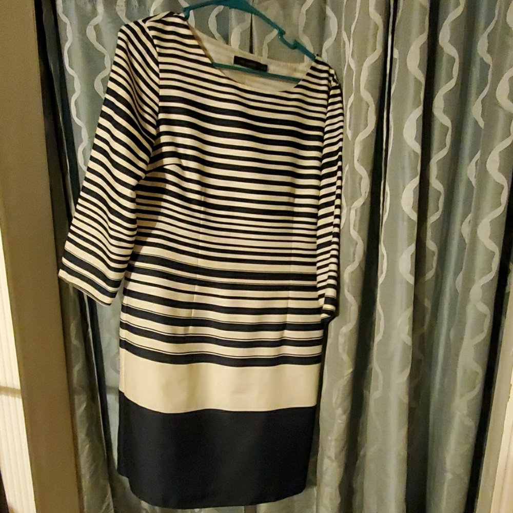 Navy and cream Limited Dress